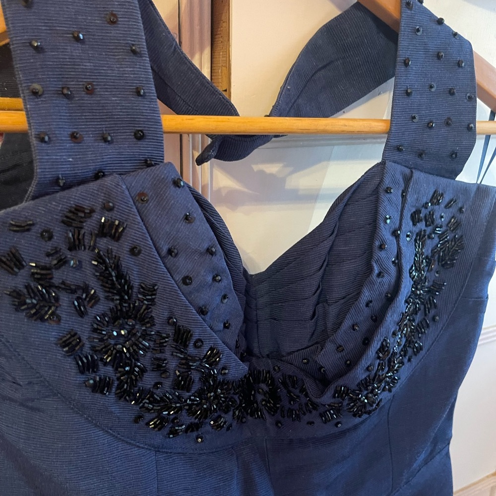 Trashy Diva Ribbed Rayon Navy Lena Swing